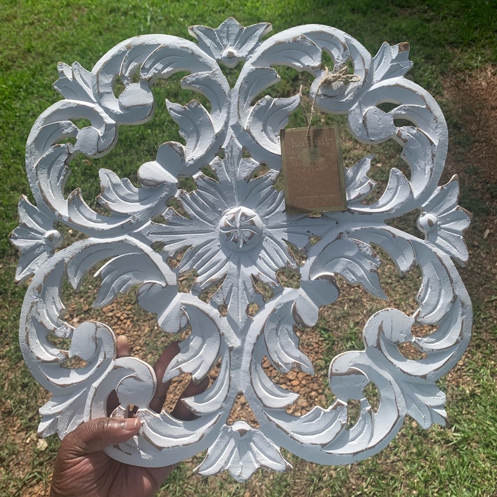 Habitat wall decor white